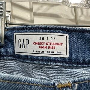 GAP Cheeky Straight High Rise Jean